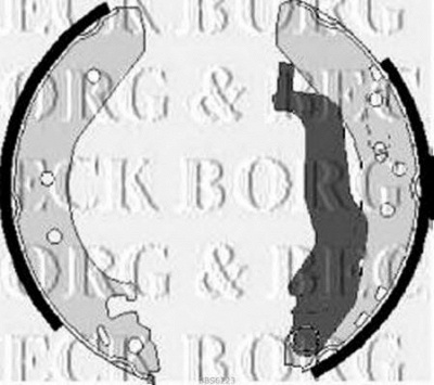 BORG & BECK bbs6223 -  Комплект тормозных колодок